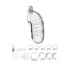 MANCAGE Cage de chasteté ManCage Modèle 05 14 x 4.5 cm Transparente